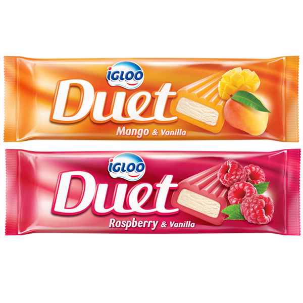 Igloo Duet - Mango and Raspberry