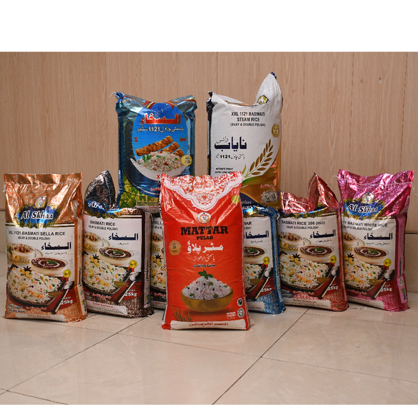 Pakistani Basmati & Non Basmati Rice under Al Skhaa, Nayab & Muttar Pulao Brand