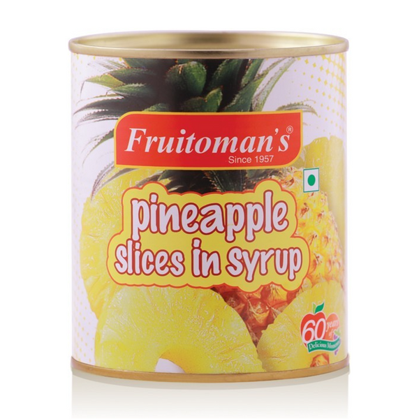 Pineapple slices in syrup