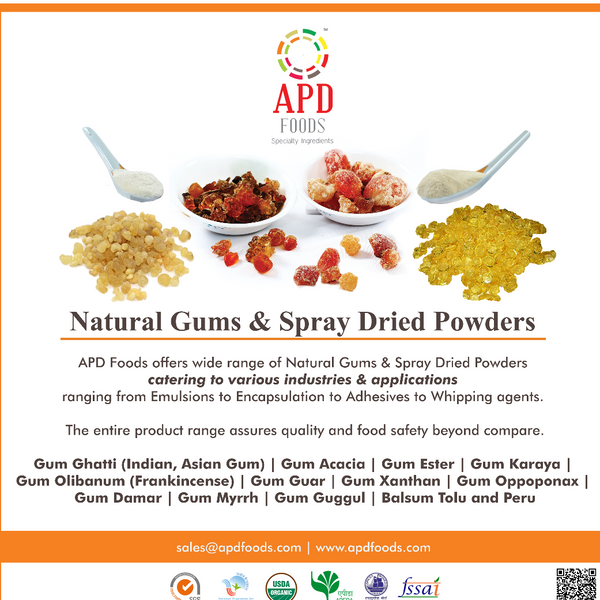 Natural Gums & Spray Dried Powders