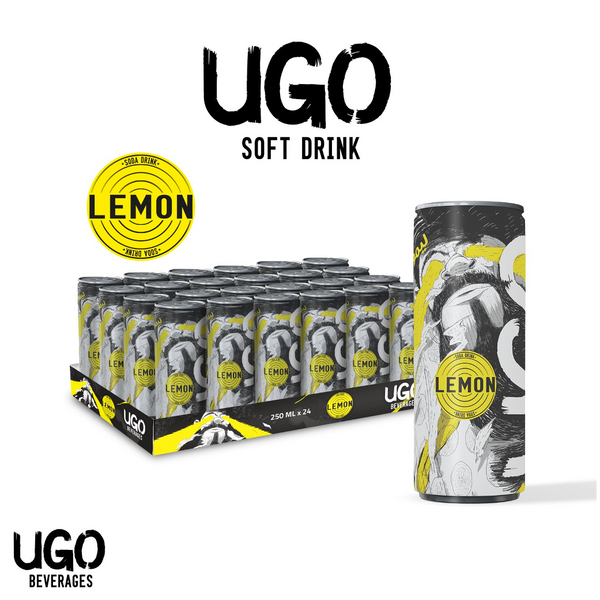 UGO Soft drink Lemon 250ml