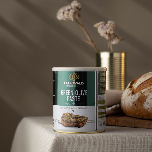 Green Olive Paste in a Can