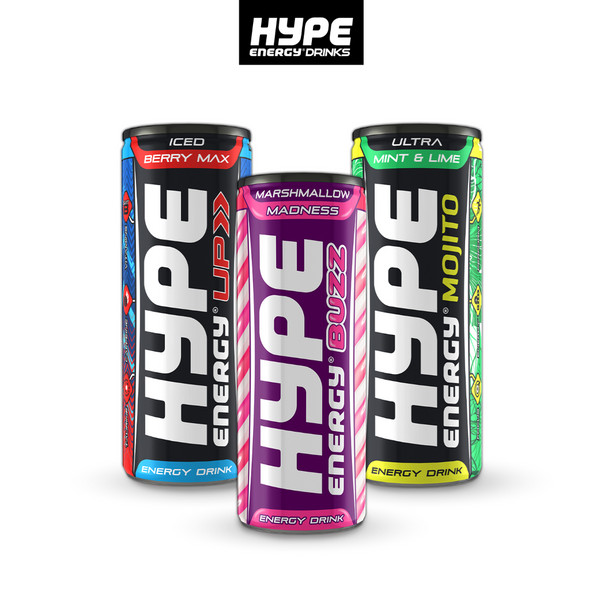 Hype Energy Drinks - Fun Flavours