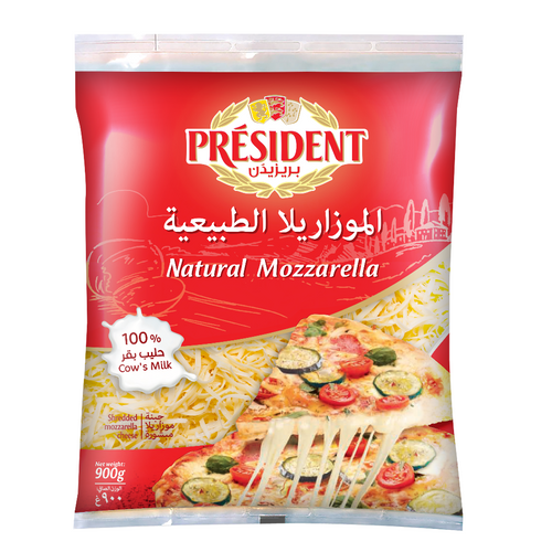 President Shredded Mozzarella 900g