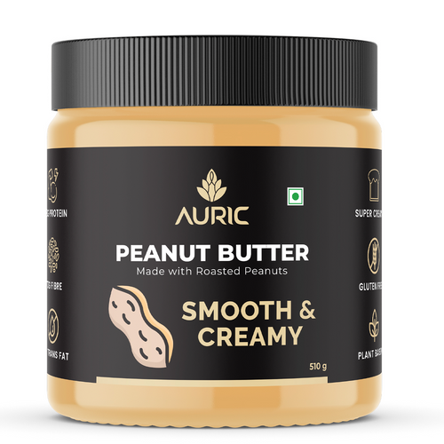 Auric Peanut butter creamy 510g