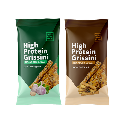 High Protein Vegan Grissini  - no sugar