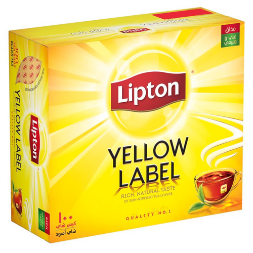 LIPTON YELLOW LABLE 100 TEA BAGS