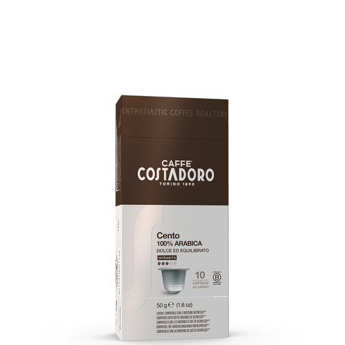 Costadoro 100 Nespresso Caps Alluminium