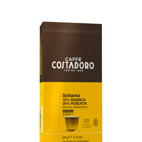 Costadoro 70 Nespresso Caps Alluminium