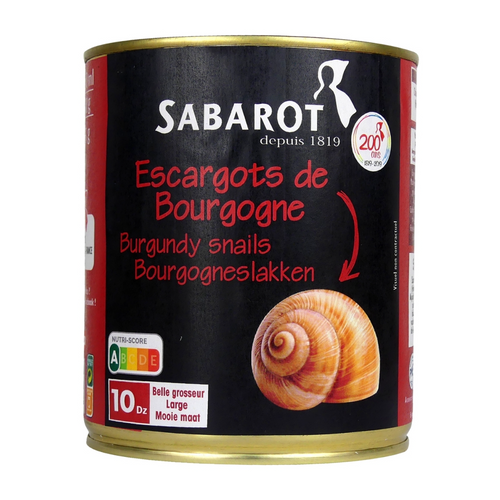 Canned burgundy snails