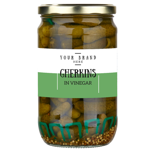 Gherkins in vinegar