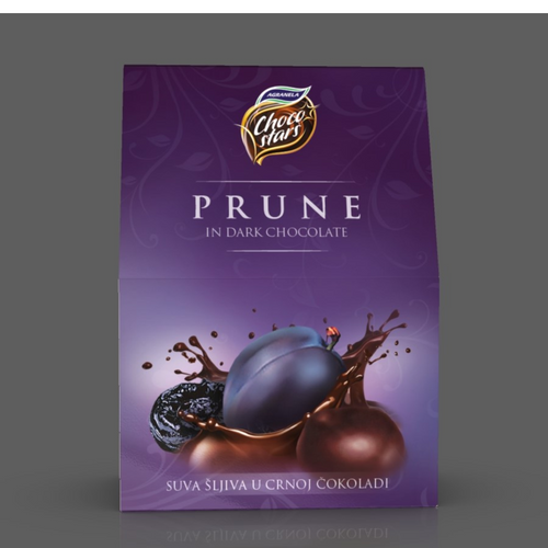 Chocolate coated plum