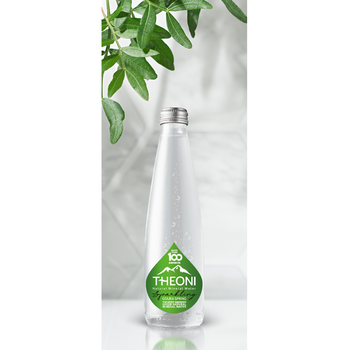 THEONI 330ml Sparkling Water in Glass