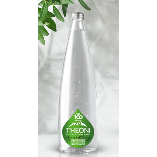 THEONI 1000ml Sparkling Water in Glass