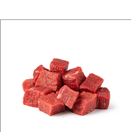 deboned red meat cube cuts