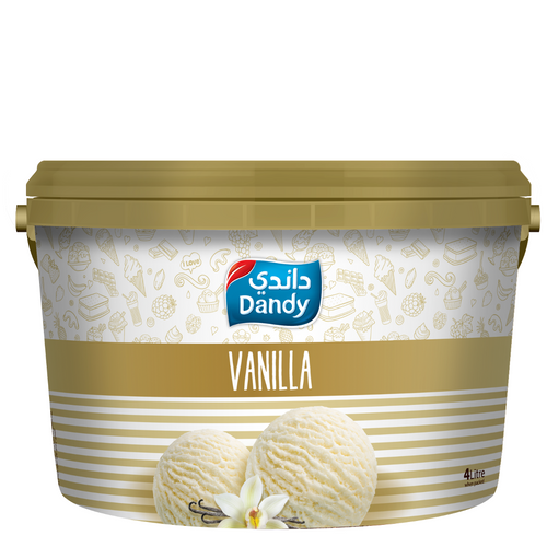 Dandy Vanilla Tub 4L (Bulk Pack)