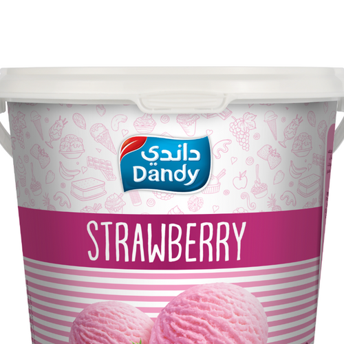 Dandy Strawberry Tub 2L