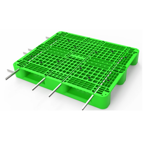 PLASTIC PALLET HEAVY DUTY WITH STEEL BAR