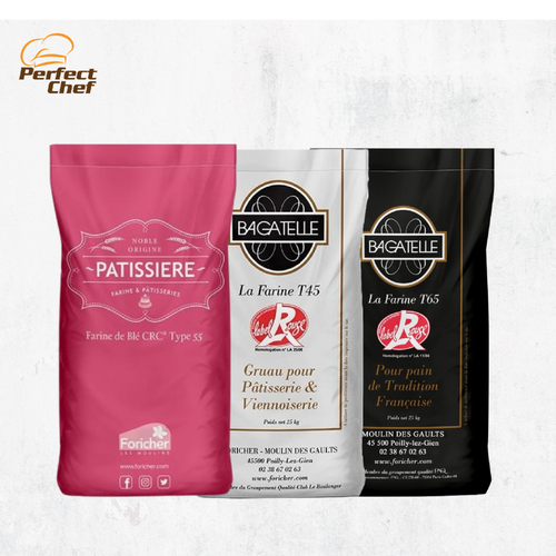 PastryT55-Gruau RougeT45-TraditionalT65