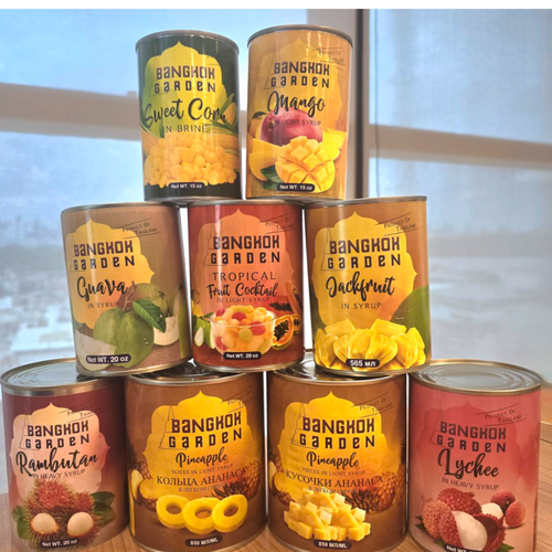 CANNED PINEAPPLES AND EXOTICS FRUIT