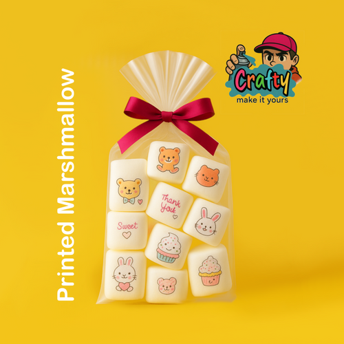 Printed Marshmallow Kawaii Bag