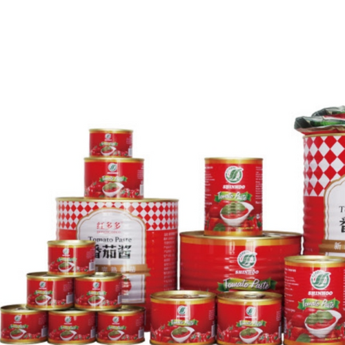 Canned tomato paste