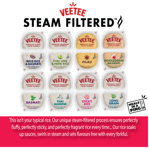 VEETEE STEAM FILTERED RICE POTS