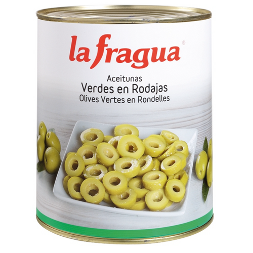 SLICED GREEN OLIVES