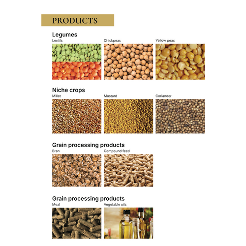 Grains, pulses, oilseeds and niche crops