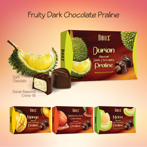 BONZ Dark Chocolate Creme-filled Praline
