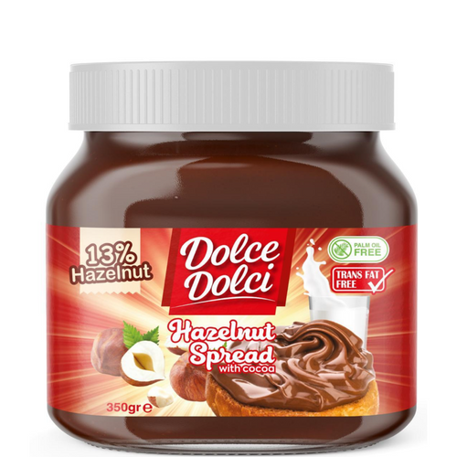 DOLCE DOLCI 13% HAZELNUT SPREAD