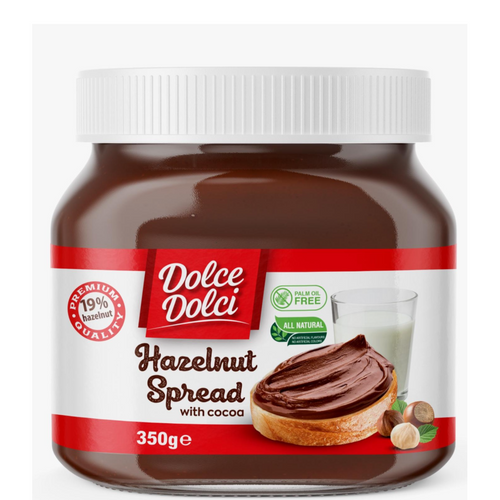 DOLCE DOLCI 19% HAZELNUT SPREAD