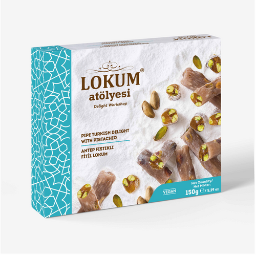 Pipe Turkish Delight with Pistachio