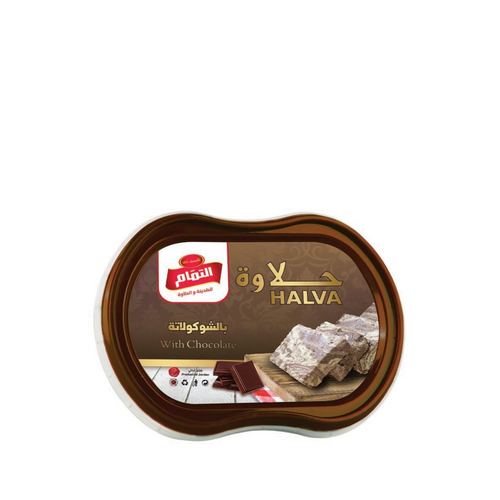 Al Tammam Halva with chocolate