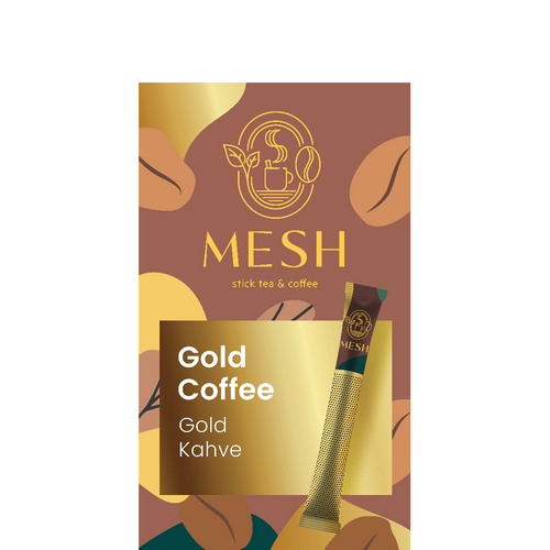 Mesh Stick Gold Coffee